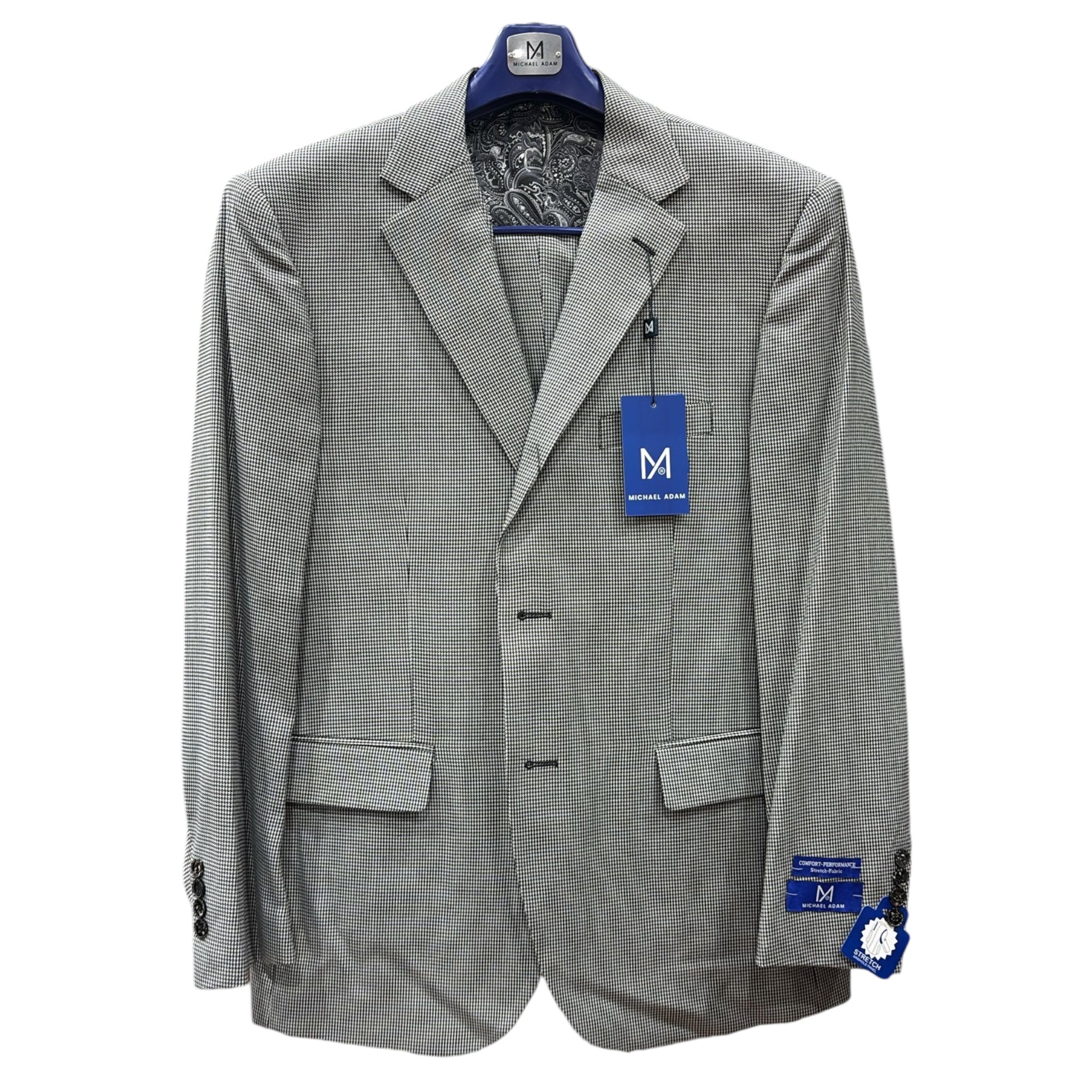 MICHAEL ADAM: 3PC Paris Vested Suit 3234